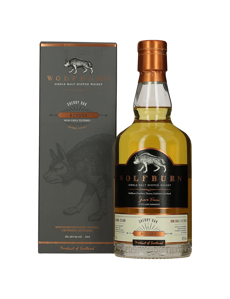 WHISKY WOLFBURN AURORA 70CL 46%