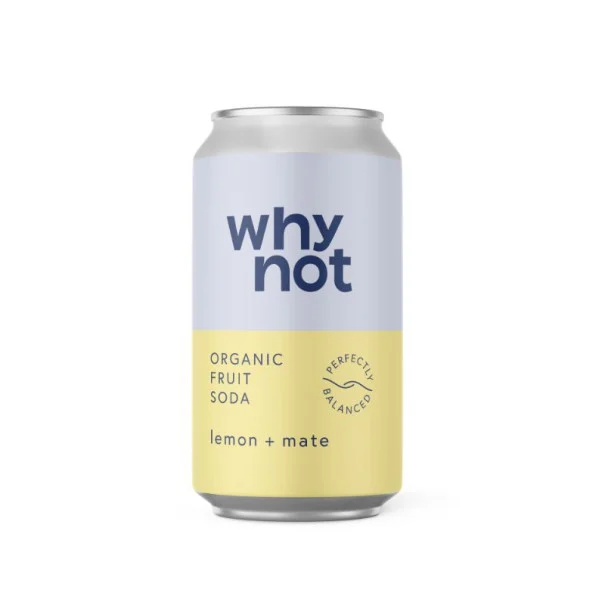 WHY NOT - SODA CRAFT CITRON MATE CANETTE 330ML x12 BIO
