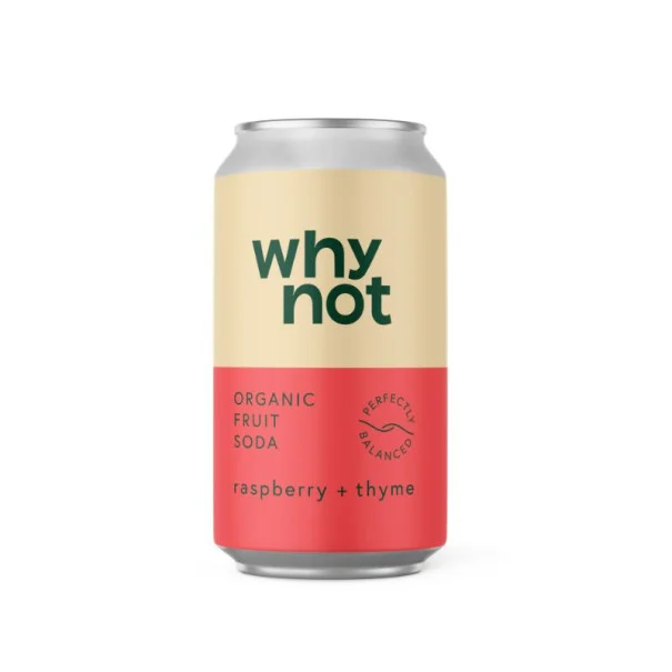 WHY NOT - SODA CRAFT FRAMBOISE THYM CANETTE 330ML x12 BIO