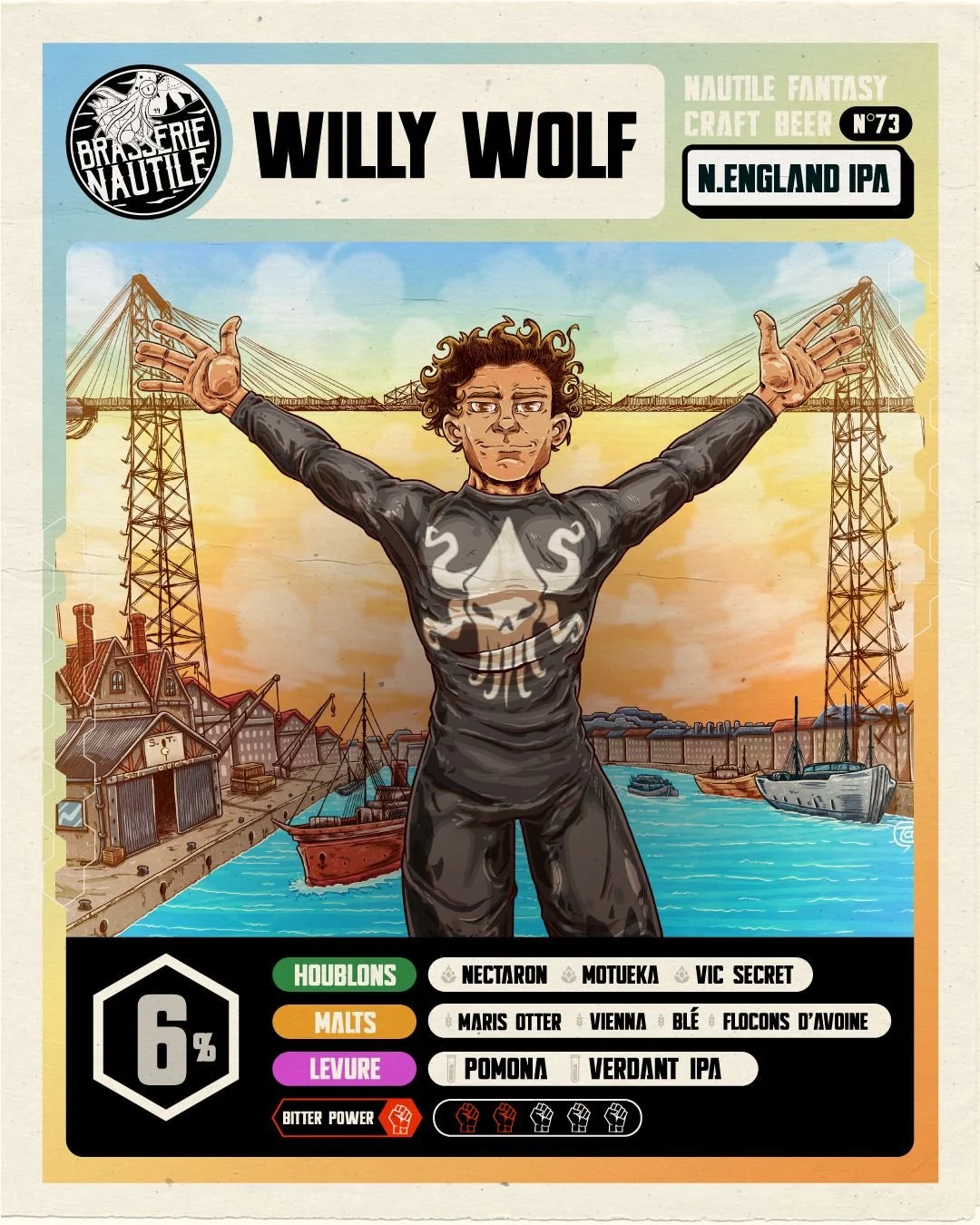 Willy Wolf – NEIPA – collab ST Ouest