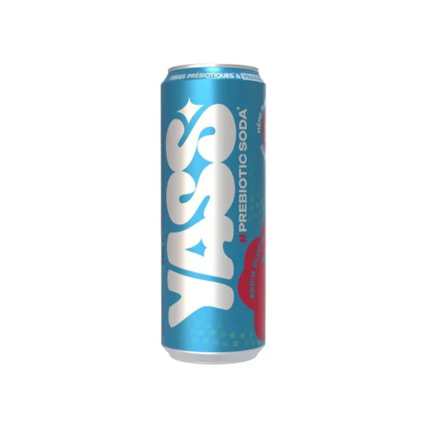 YASS - PREBIOTIC SODA RED'N BLUE BERRIES 330ML x12