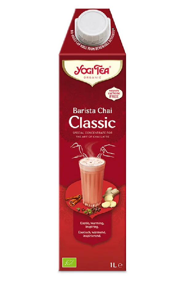 YOGITEA - BARISTA CHAI CLASSIC CONCENTRE LIQUIDE BRIQUE 1L x6 BIO