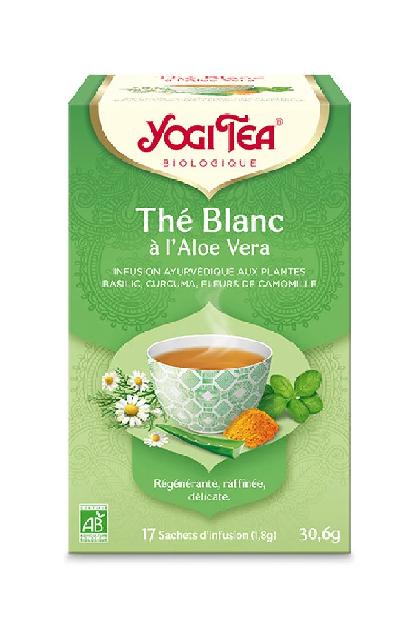 YOGITEA - THE BLANC ALOEVERA x17 SACHETS BIO