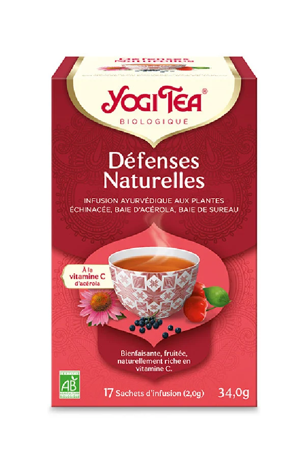 YOGITEA - INFUSION DEFENSE NATURELLE x17 SACHETS BIO