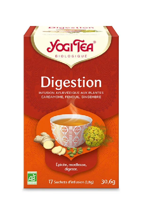 YOGITEA - INFUSION DIGESTION x17 SACHETS BIO